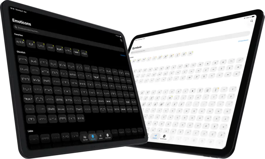 Lunicode for iPad