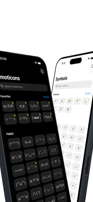 750+ Emoticons, 1500+ Symbols, for every occasion